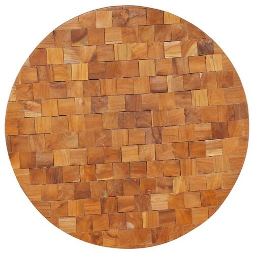 Sofabord 60x60x35 cm massivt teaktræ