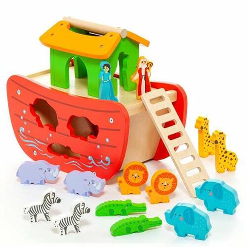 Playset Moltó Noah's ark Træ 17 Dele