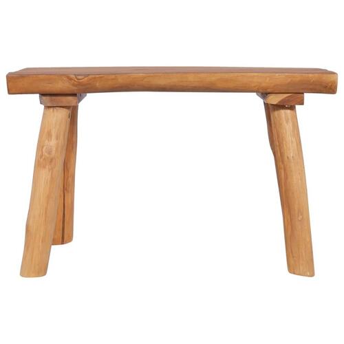 Havebænk 80 cm massivt teaktræ