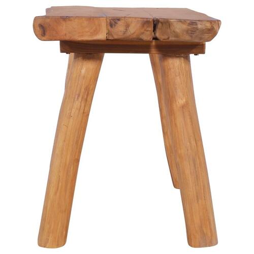 Havebænk 80 cm massivt teaktræ