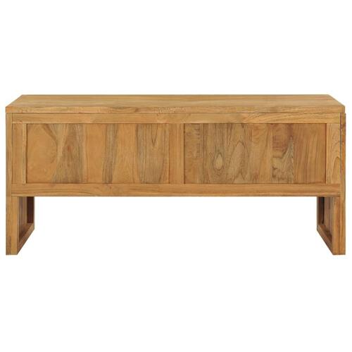 Tv-skab 100x35x45 cm massivt teaktræ