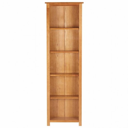 Bogreol 52x22,5x170 cm massivt egetræ