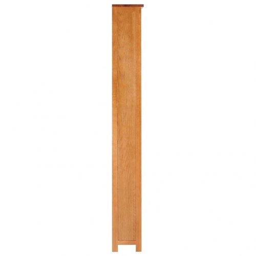Bogreol 52x22,5x170 cm massivt egetræ