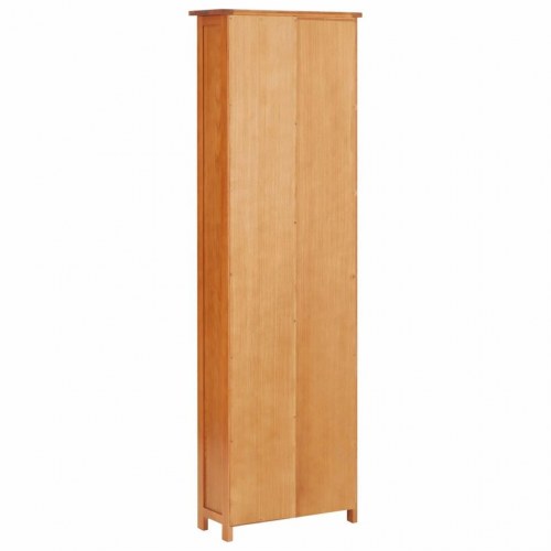 Bogreol 52x22,5x170 cm massivt egetræ