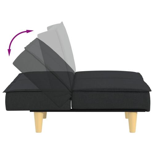 Sovesofa stof sort