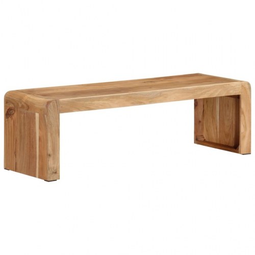 Tv-bord 110x33x33 cm massivt akacietræ