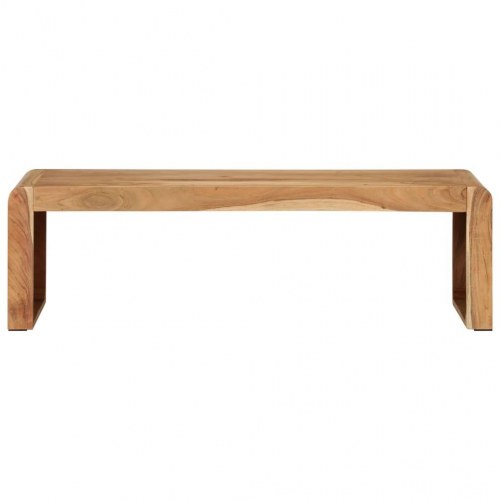 Tv-bord 110x33x33 cm massivt akacietræ