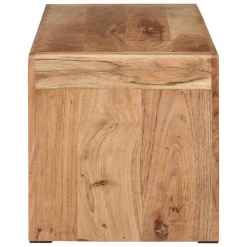 Tv-bord 110x33x33 cm massivt akacietræ
