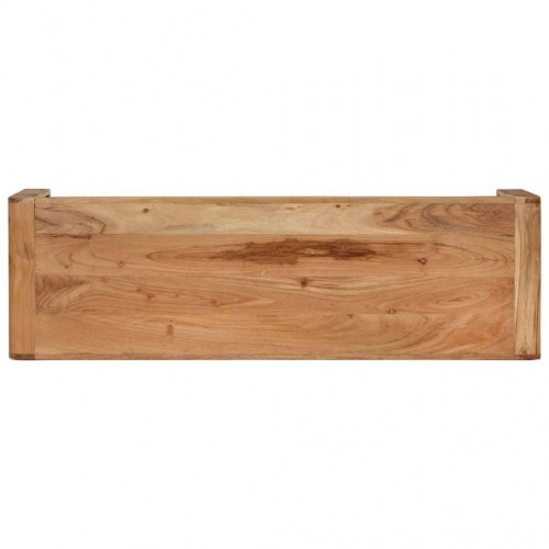 Tv-bord 110x33x33 cm massivt akacietræ