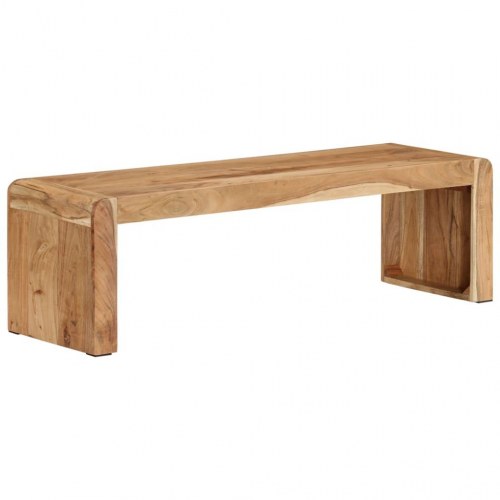 Tv-bord 110x33x33 cm massivt akacietræ