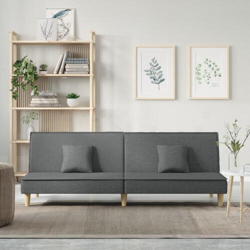 Sovesofa stof mørkegrå