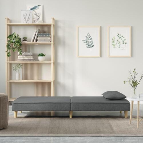 Sovesofa stof mørkegrå