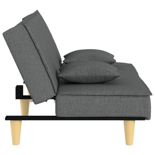 Sovesofa stof mørkegrå