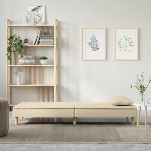Sovesofa stof cremefarvet
