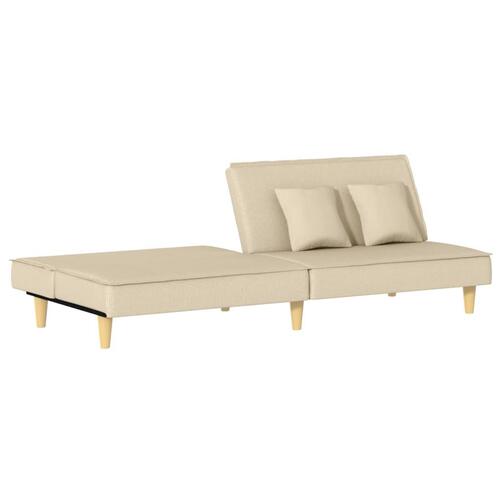 Sovesofa stof cremefarvet