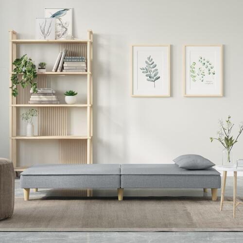 Sovesofa stof lysegrå