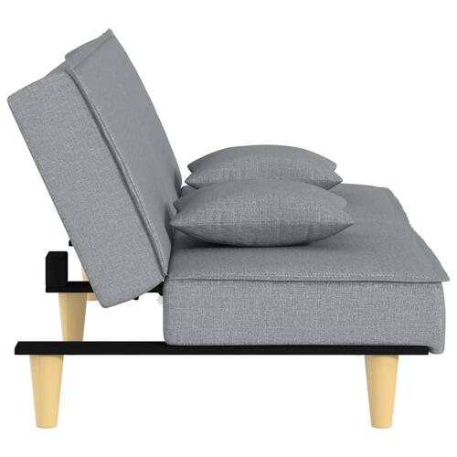 Sovesofa stof lysegrå