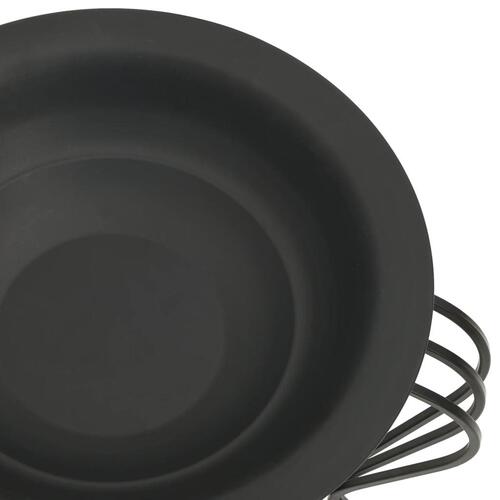 Bålfad med ildrager 49 cm stål