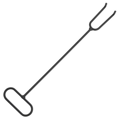 Bålfad med ildrager 49 cm stål