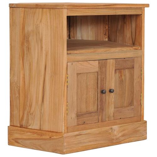 Hjørneskab 60x45x60 cm massivt teaktræ