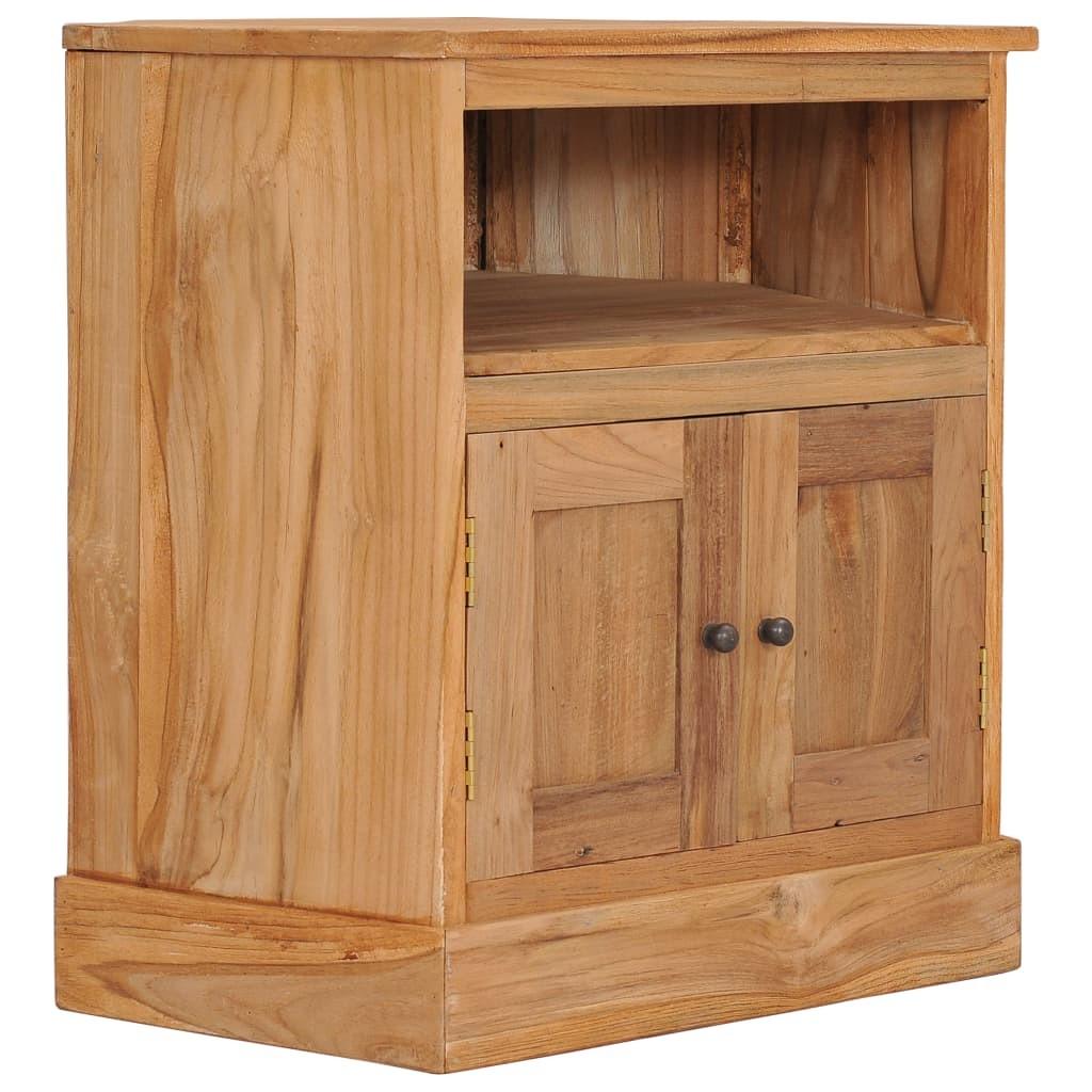 Hjørneskab 60x45x60 cm massivt teaktræ
