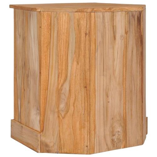 Hjørneskab 60x45x60 cm massivt teaktræ