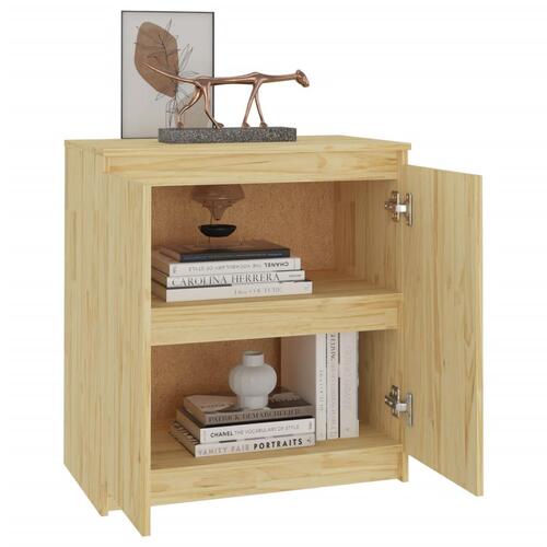 Skab 60x36x65 cm massivt fyrretræ