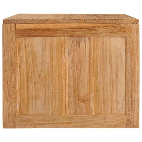 Sofabord 90x50x40 cm massivt teaktræ