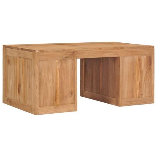 Sofabord 90x50x40 cm massivt teaktræ