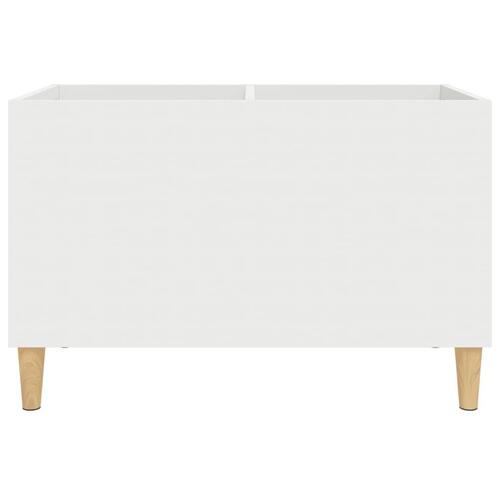 Vinylskab 74,5x38x48 cm konstrueret træ hvid