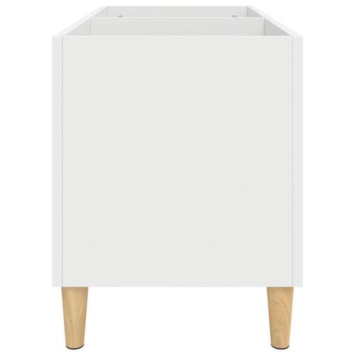 Vinylskab 74,5x38x48 cm konstrueret træ hvid