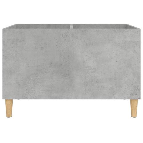 Vinylskab 74,5x38x48 cm konstrueret træ betongrå