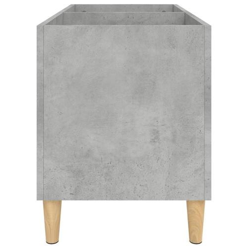 Vinylskab 74,5x38x48 cm konstrueret træ betongrå