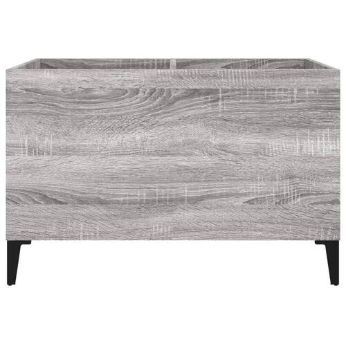 Vinylskab 74,5x38x48 cm konstrueret træ grå sonoma-eg