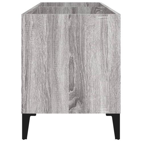 Vinylskab 74,5x38x48 cm konstrueret træ grå sonoma-eg