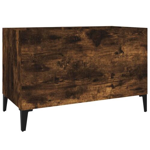 Vinylskab 74,5x38x48 cm konstrueret træ røget egetræsfarve