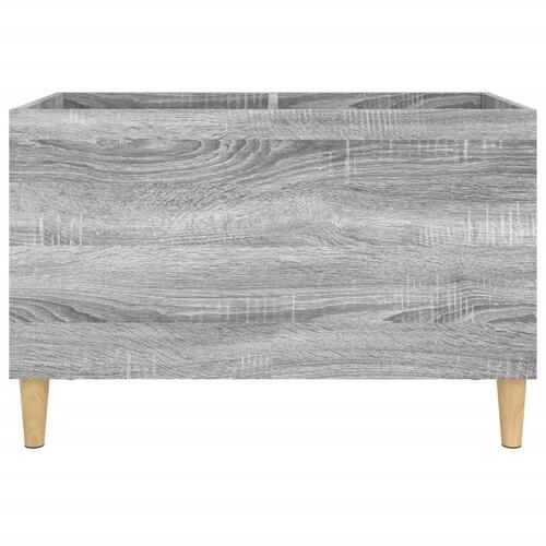 Vinylskab 74,5x38x48 cm konstrueret træ grå sonoma-eg