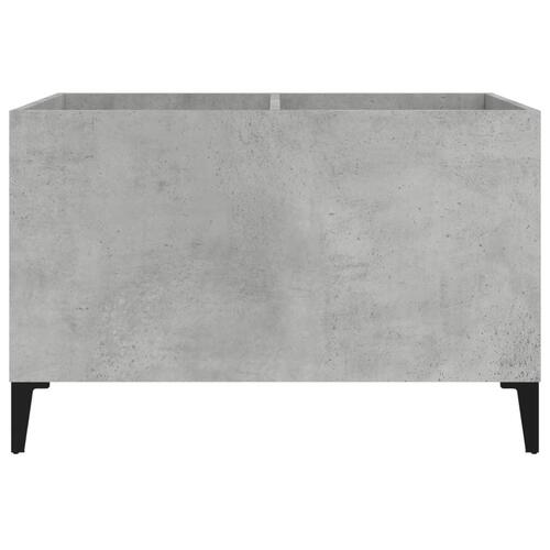 Vinylskab 74,5x38x48 cm konstrueret træ betongrå
