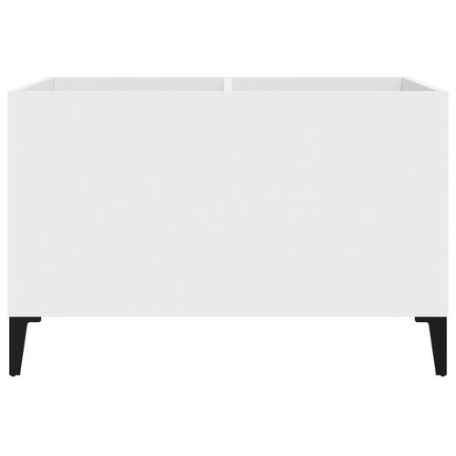 Vinylskab 74,5x38x48 cm konstrueret træ hvid