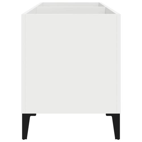 Vinylskab 74,5x38x48 cm konstrueret træ hvid