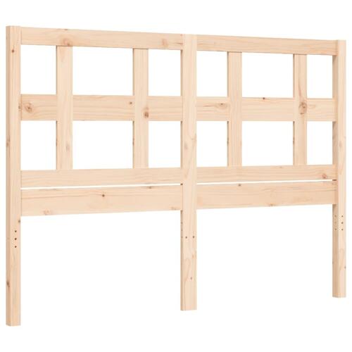 Sengeramme uden madras 120x200 cm massivt fyrretræ