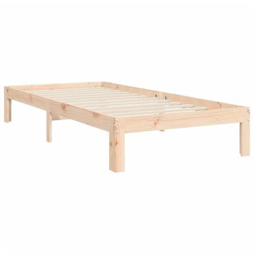Sengeramme med sengegavl Small Single massivt træ