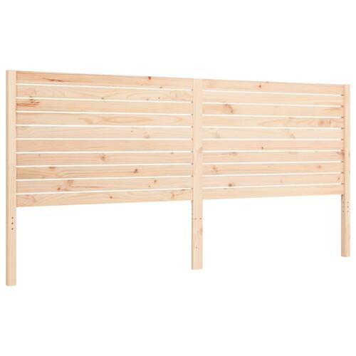Sengeramme uden madras 200x200 cm massivt fyrretræ