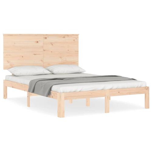 Sengeramme uden madras 120x200 cm massivt fyrretræ
