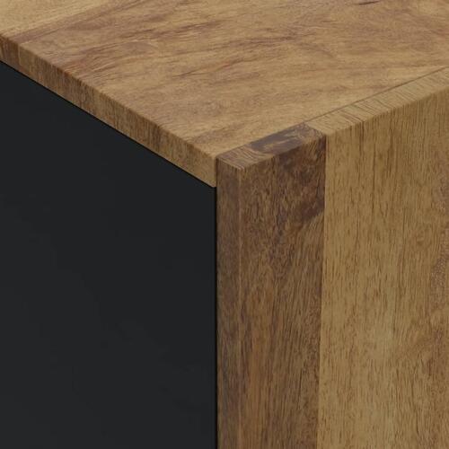 Skænk med 4 låger 60x33x75 cm massivt mangotræ