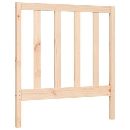 Sengeramme uden madras 90x200 cm massivt fyrretræ