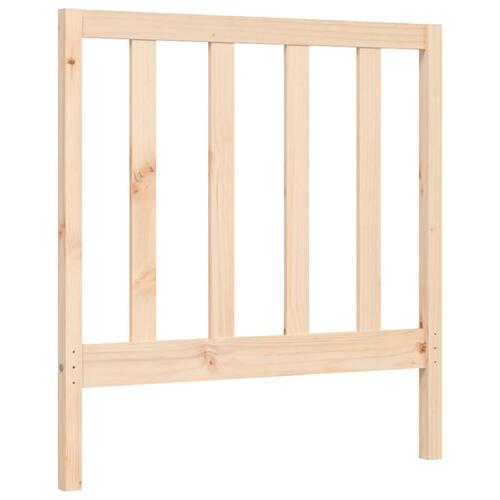 Sengeramme uden madras 100x200 cm massivt fyrretræ