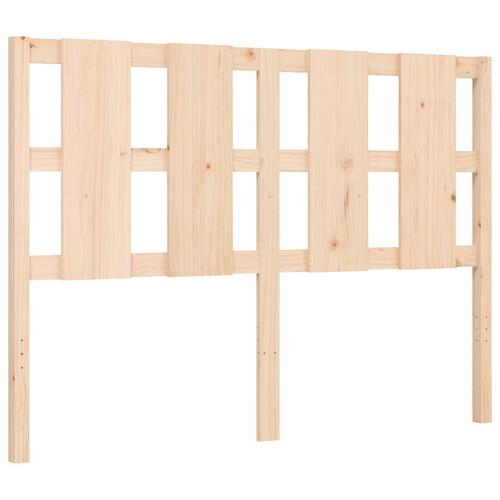 Sengeramme uden madras 140x190 cm massivt fyrretræ