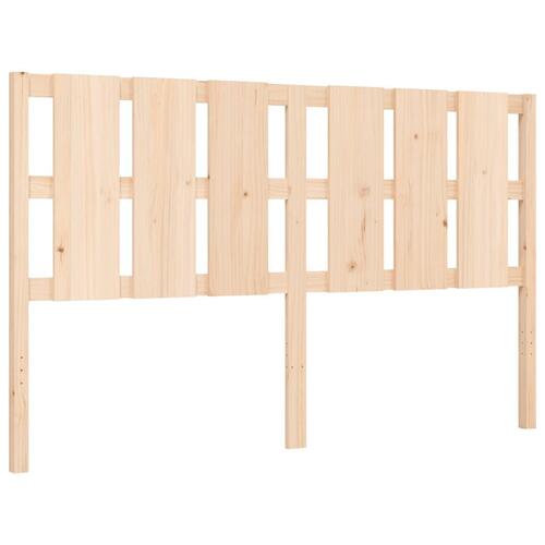 Sengeramme uden madras 160x200 cm massivt fyrretræ