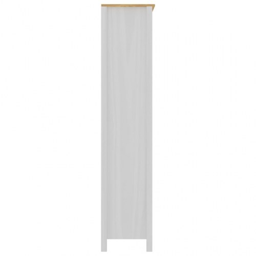 Højskab Hill 85x37x170,5 cm massivt fyrretræ hvid